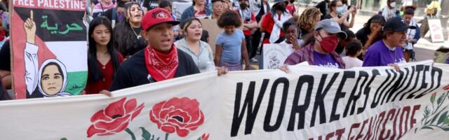 Photos: May Day Gaza protests in Oakland