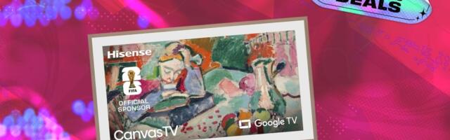 Score an eye-catching Black Friday deal on an eye-catching TV — $350 off the Hisense 55-inch CanvasTV