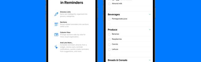 iOS 17 Reminders App Can Automatically Sort Your Groceries Into Categories