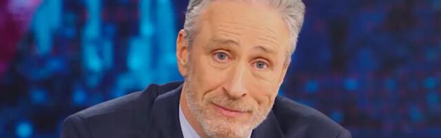 Jon Stewart delivered a stinging, sarcasm-laden defense of his colleague, Jimmy Kimmel