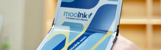 The first folding e-reader is smaller than a paperback