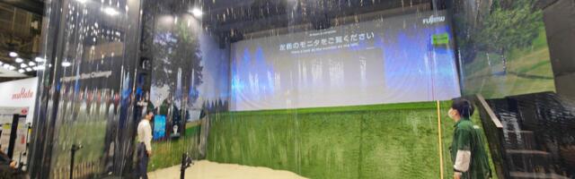 Fujitsu Extended Its AI Motion-Analytics Platform With a Life-Size Golf Experience at CEATEC 2025