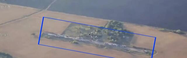 Russia says it bombed Ukrainian drones. Satellite image analysis suggests it only hit crop trucks.