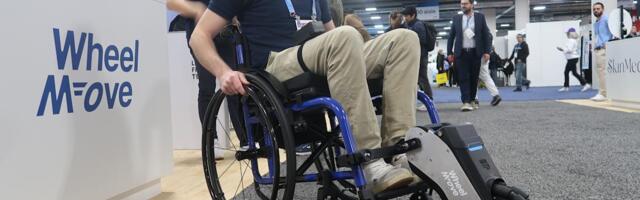 WheelMove gives manual wheelchairs the power and height to handle rough terrain