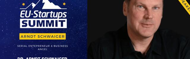 AI expert and business angel Dr. Arndt Schwaiger joins the EU-Startups Summit 2026!