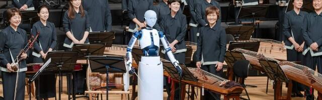 WATCH: South Korean tech company showcases a human-like robot conducting an orchestra