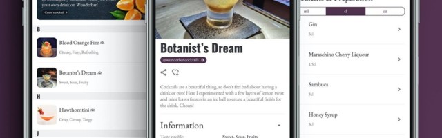 Wunderbar Cocktails launches new Community Cocktails feature