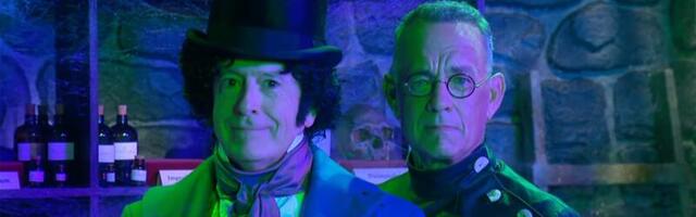 Watch Tom Hanks murder Stephen Colbert in gloriously silly Halloween skit