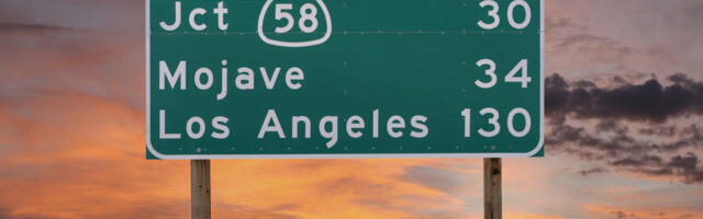 Why California's Highway Signs Are Spade-Shaped Instead Of Round Or Square