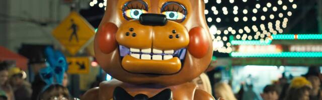 The Five Nights at Freddy's 2 movie trailer features someone who really doesn't seem to like large presents