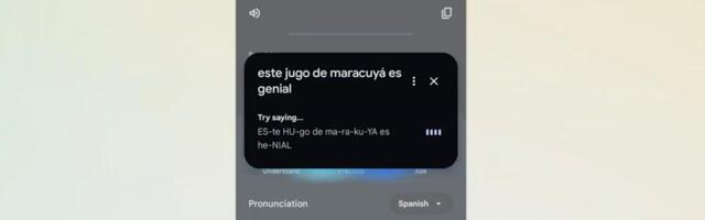 Google Translate uses AI to help you practice pronunciation