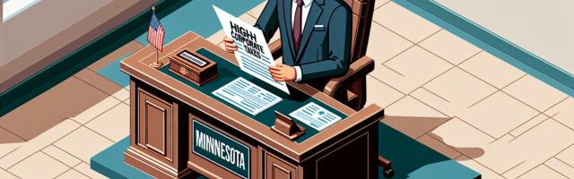 Minnesota governor maintains stance on high corporate taxes