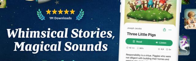 Make storytime magical with this interactive, screen-free app