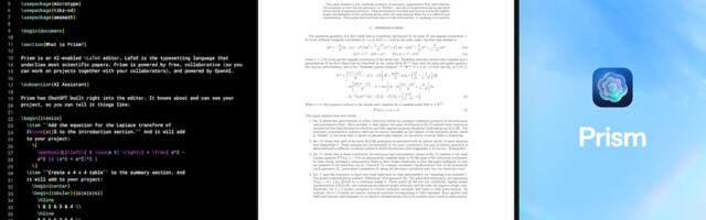 'We’re still early, but it’s clear that AI will play a meaningful role in how science advances': OpenAI launches free Prism app for scientific research