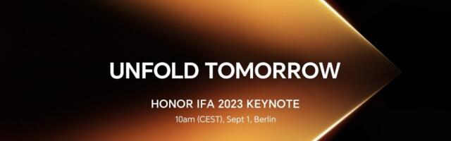 Watch the Honor IFA 2023 keynote live