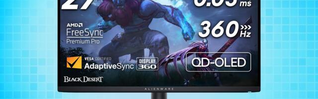 Award-winning 27-inch 360 Hz OLED gaming monitor at all-time low $649!