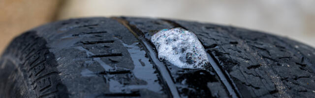 Keep This Spray On Hand To Make Finding Leaks Or Holes In Your Tires Easier