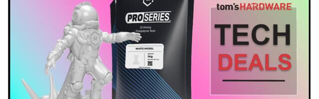 Less than half price! Grab 52% off 1KG of MatterHackers Pro Series resin for 3D printing