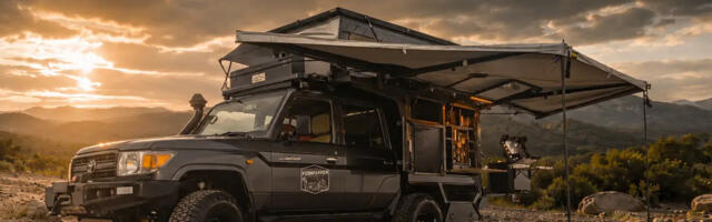 This Conversion Camper Lets Four Sleep On Two Big Beds In A Toyota Land Cruiser