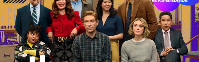 The Cast of The Paper Create Their Own Fictional Newspaper Squad