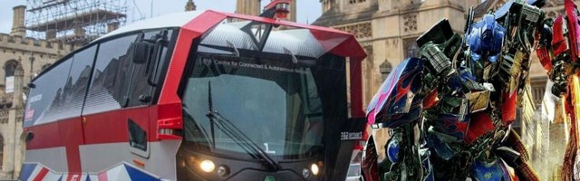 Britain’s first self-driving shuttle bus hits the streets, but scares passengers away