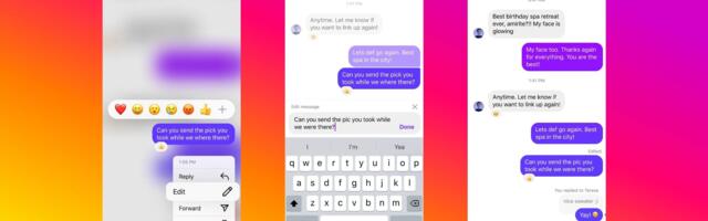 Instagram Gains Direct Message Editing, Pinned Chats and More