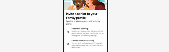 Uber now offers a streamlined app for seniors, complete with flexible payment options