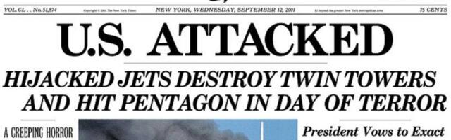 'AMERICA'S DARKEST DAY': See newspaper headlines from around the world after 9/11