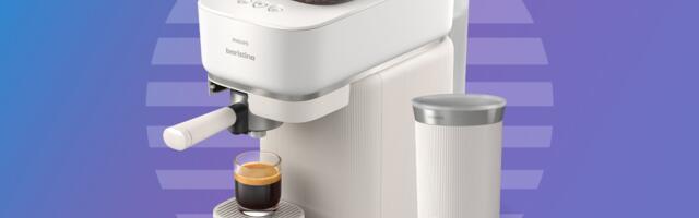 Think brewing coffee with fresh beans is too much hassle? The new Philips Baristina might just change your mind with its 'one swipe' system