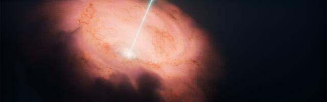 Webb telescope zooms in on a black holes messy feeding zone