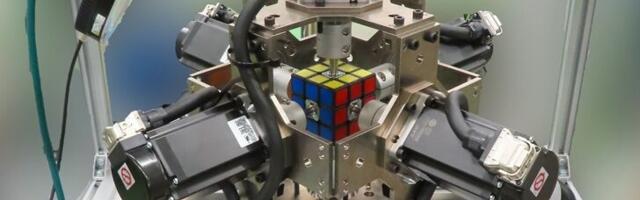 Watch a 6-axis motor solve a Rubik’s Cube in less than a third of a second