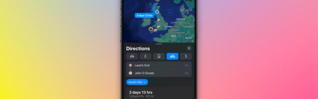 Apple Maps Cycling Directions Expanded in UK and Ireland