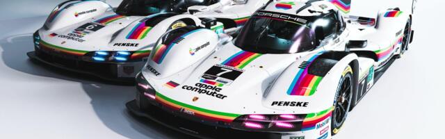Porsche Celebrates Apple's 50th Anniversary With Throwback Race Car Livery