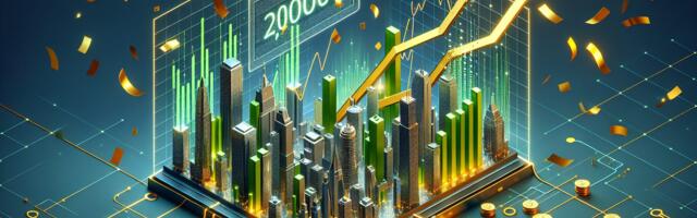 Nasdaq closes above 20,000 for first time