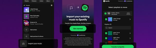 Spotify now includes a built-in tool for importing your playlists from other services