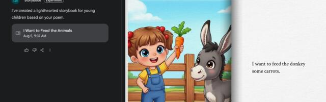Gemini’s New Storybook Feature Generates Picture Books