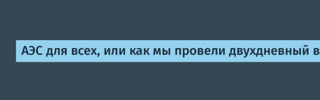 АЭС для всех, или как мы провели двухдневный воркшоп в Индии