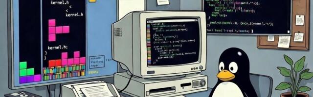 Тетрис в ядре Linux