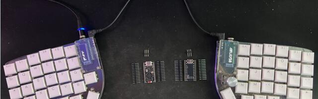 Сплит-клавиатура Lily58 Pro: как я сделал ее беспроводной. Пайка, GitHub и аккумуляторы