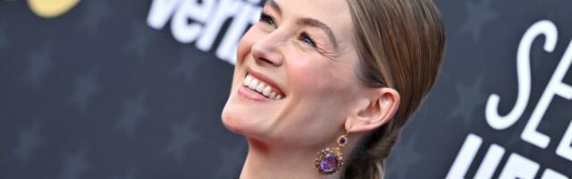 Rosamund Pike says it was 'important to cement' her relationship by starting a family — not having a wedding