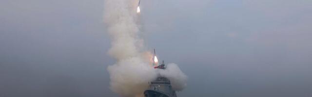 A year after a disastrous maiden launch, North Korea's new destroyer is up and firing its guns