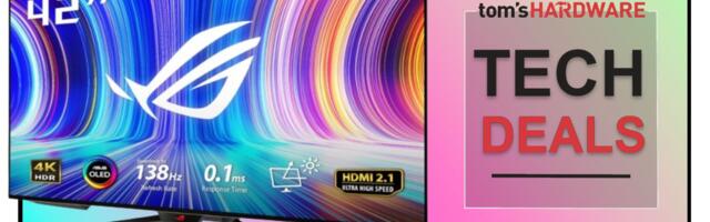 This giant 42-inch OLED gaming monitor from Asus hits an all-time low price at Amazon