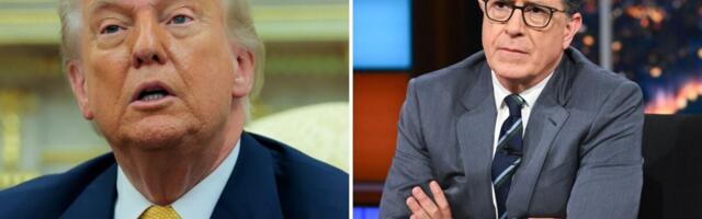 Donald Trump gloats over the cancelation of The Late Show With Stephen Colbert