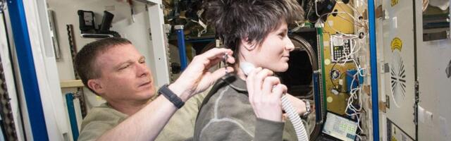 Photos show what life is like on the International Space Station, from sleeping arrangements to haircuts