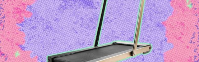 The compact Sunny Health & Fitness foldable treadmill just dipped to under $400