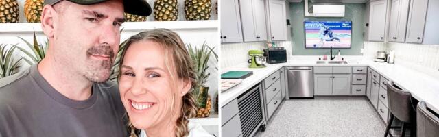 A couple spent $26,000 turning their garage into a kitchen. The space has boosted their cookie business to new heights.