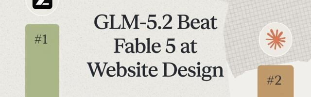 China's answer to Claude's Fable 5 comes top of the HTML web design contest as the CEO tells Elon Musk GLM will reach Mythos-class before Q1 2027