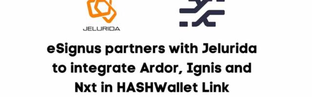 eSignus joins forces with Jelurida to integrate Ardor, Ignis, and Nxt in HASHWallet Link