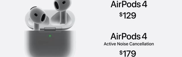 AirPods 4 have a new design and an ANC upgrade option