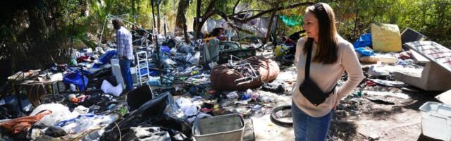 They didn’t create the homeless encampment. But one California couple just realized it’s on them to clean up.